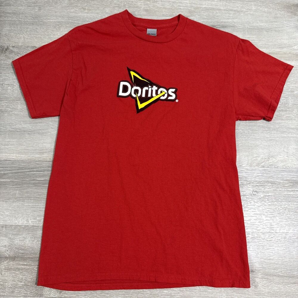Doritos Shirt Logo Snack Food Men’s Medium Red Short Sleeve